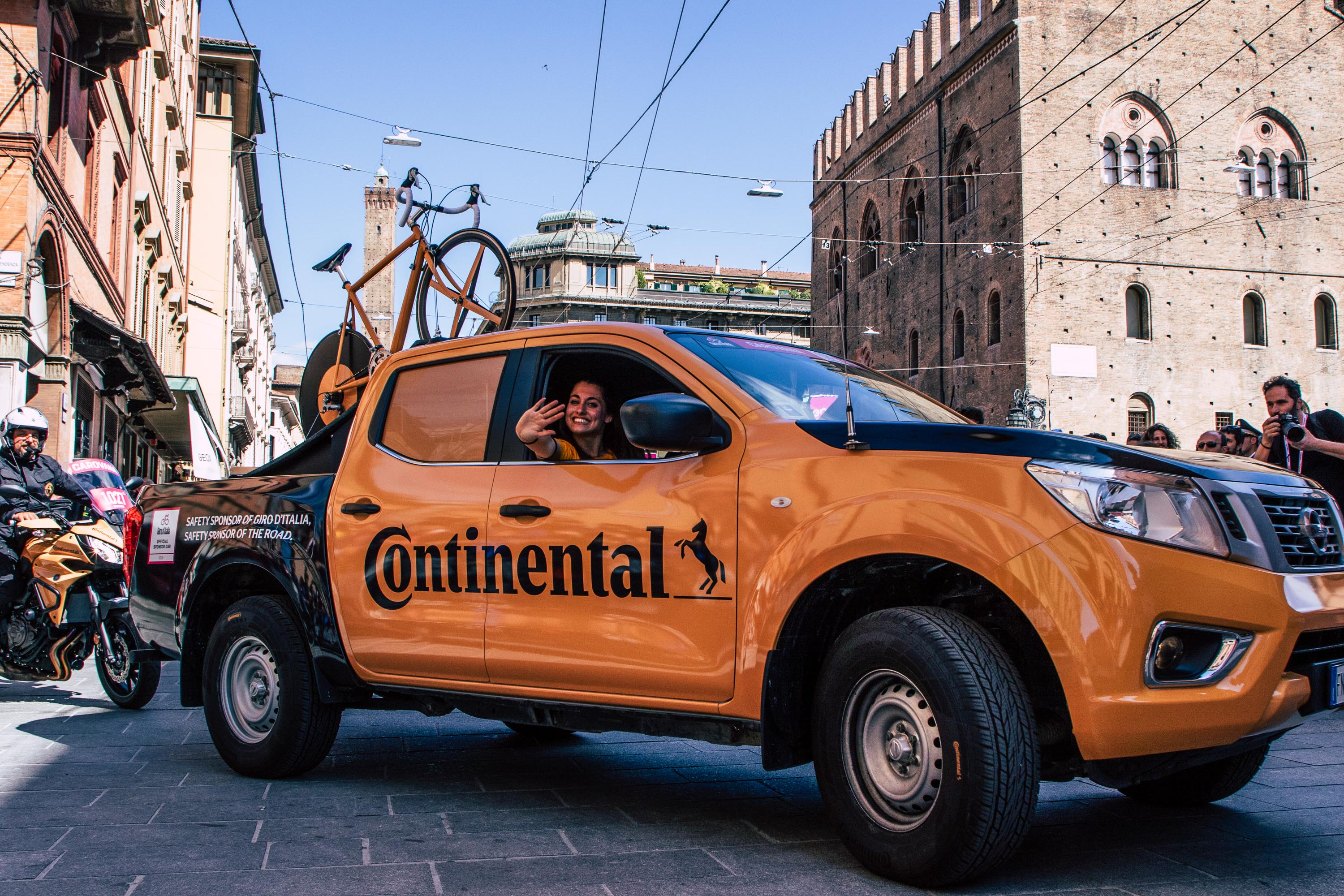 Continental car at Giro d'Italia