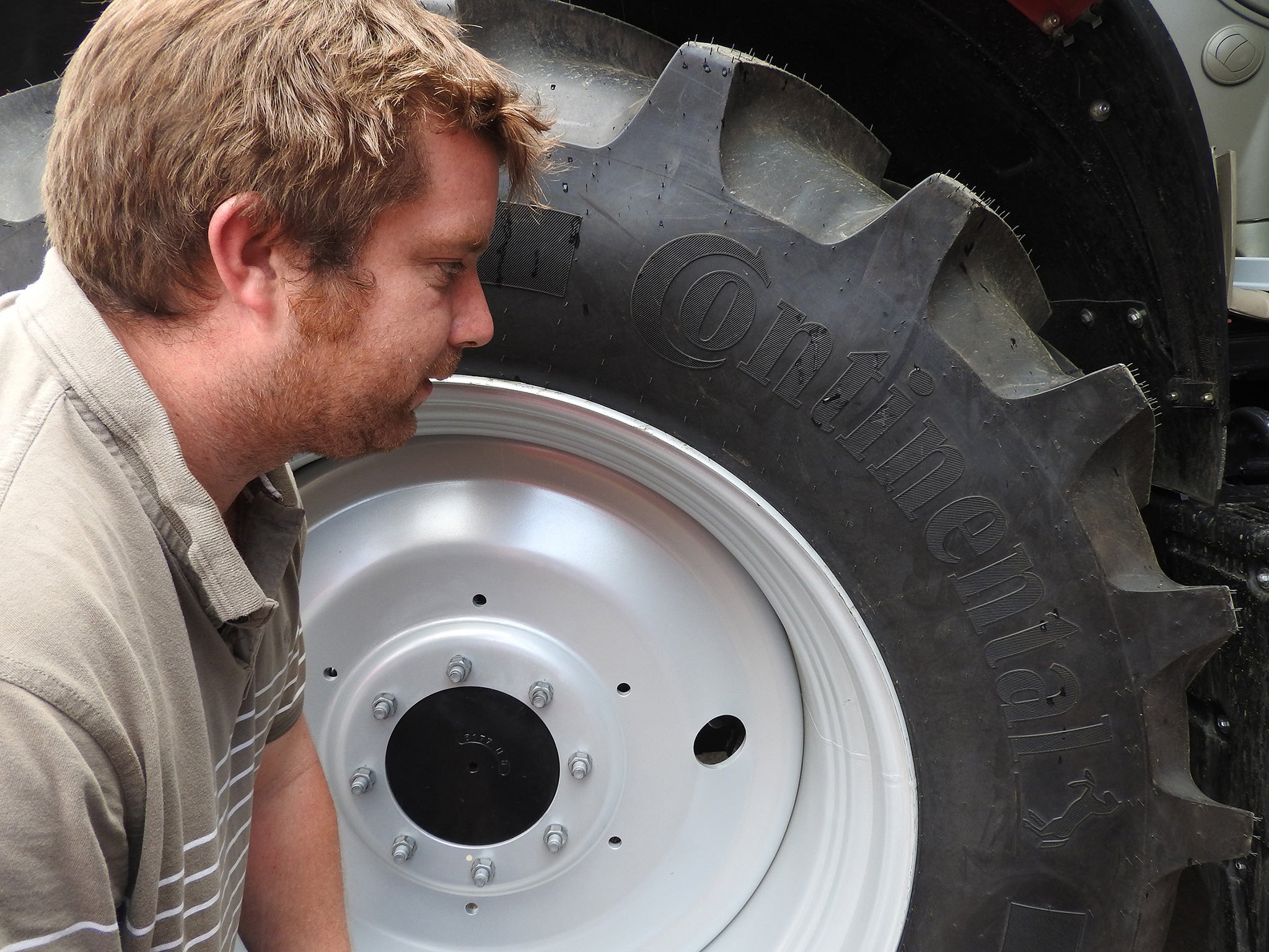 Tudor Jones from Farm Tudor Jones with Continental Tractor 70 tires