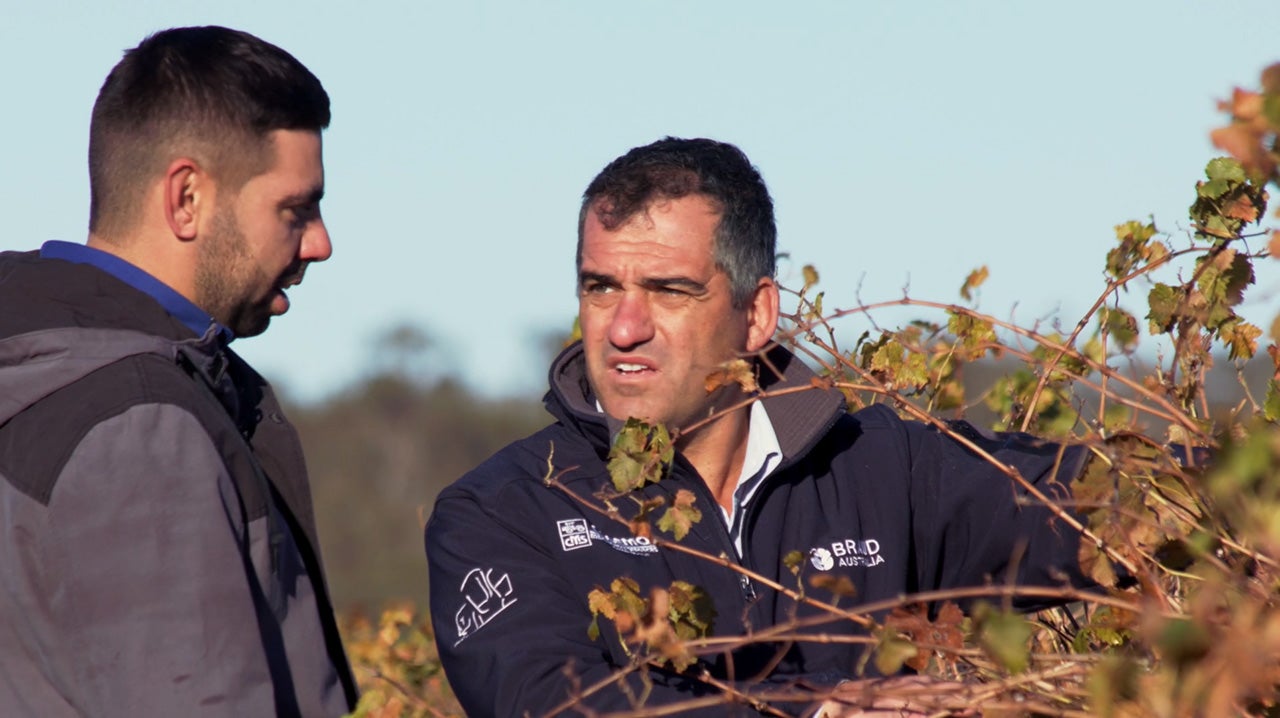 Codemo checking the field conditions with his customers Codemo checking the field conditions with his customers