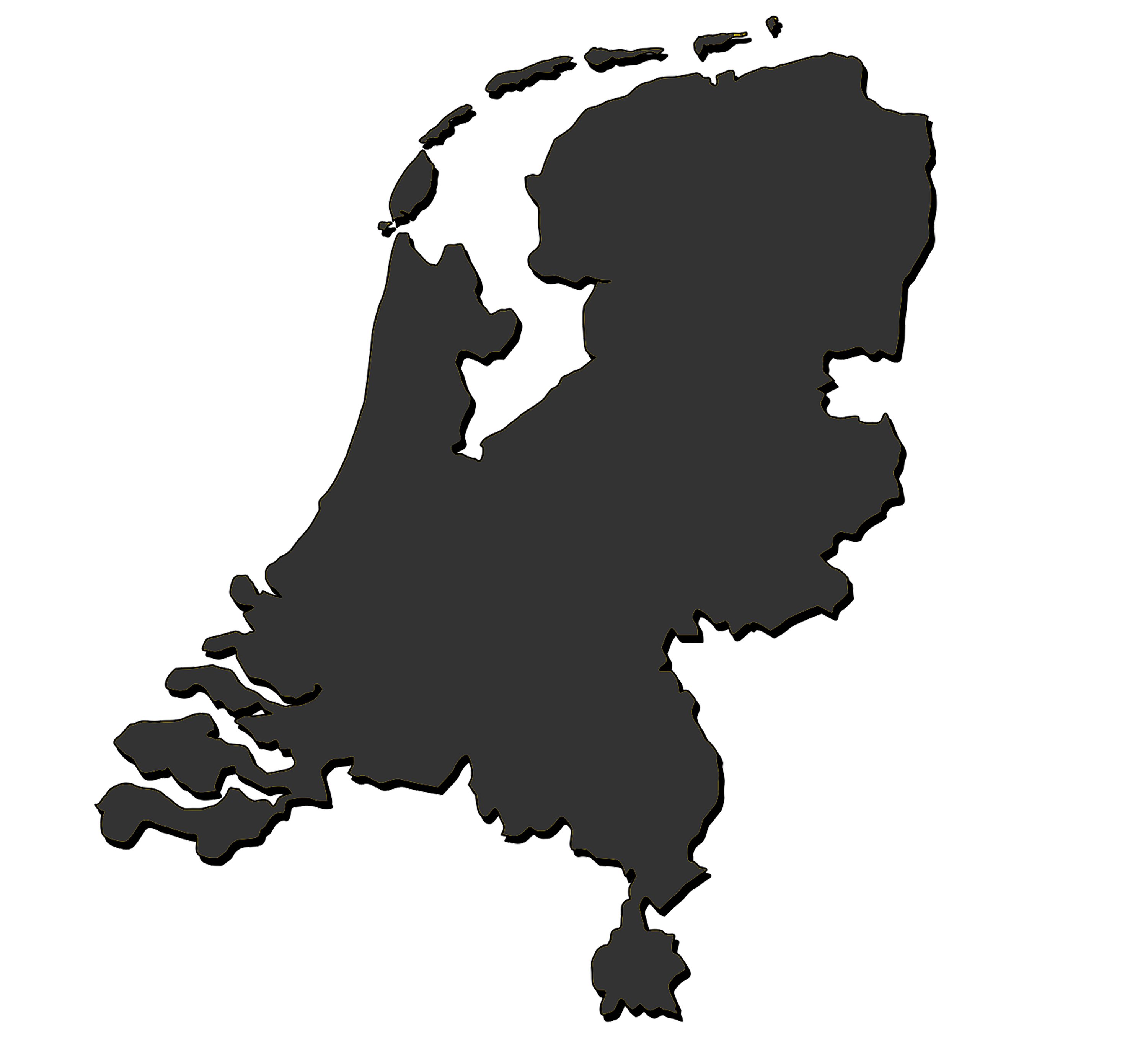 Map of Netherlands