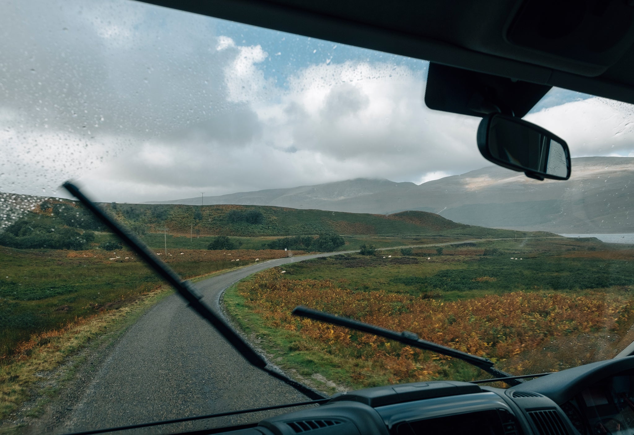 AS Motorhomes Driving in a motorhome around the North Coast of Scotland. Loch Eriboll, Highlands, UK.
