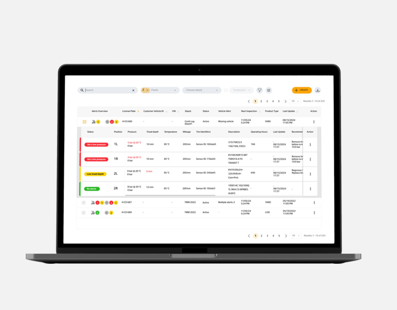 ContiConnect predicitve tire service planning