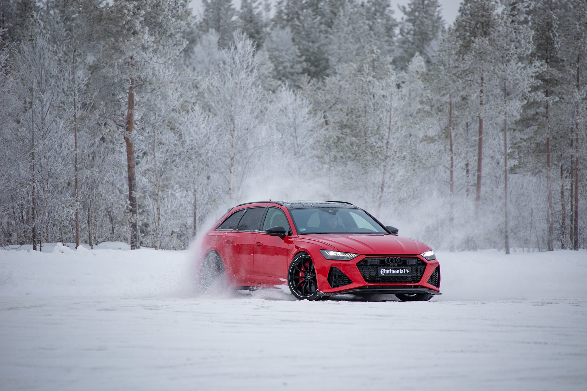 An Audi during the Winter HP event