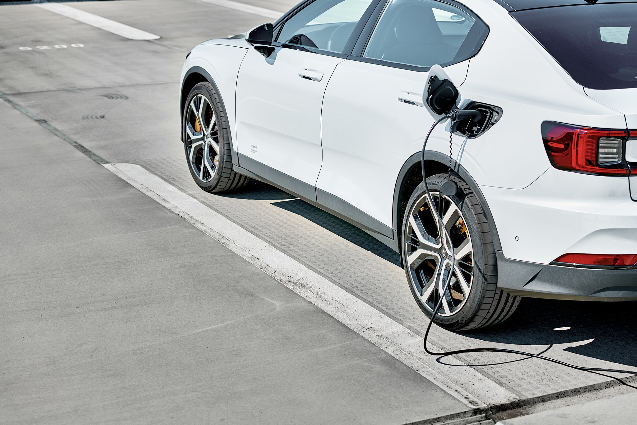 NetZeroNow Electric car being charged