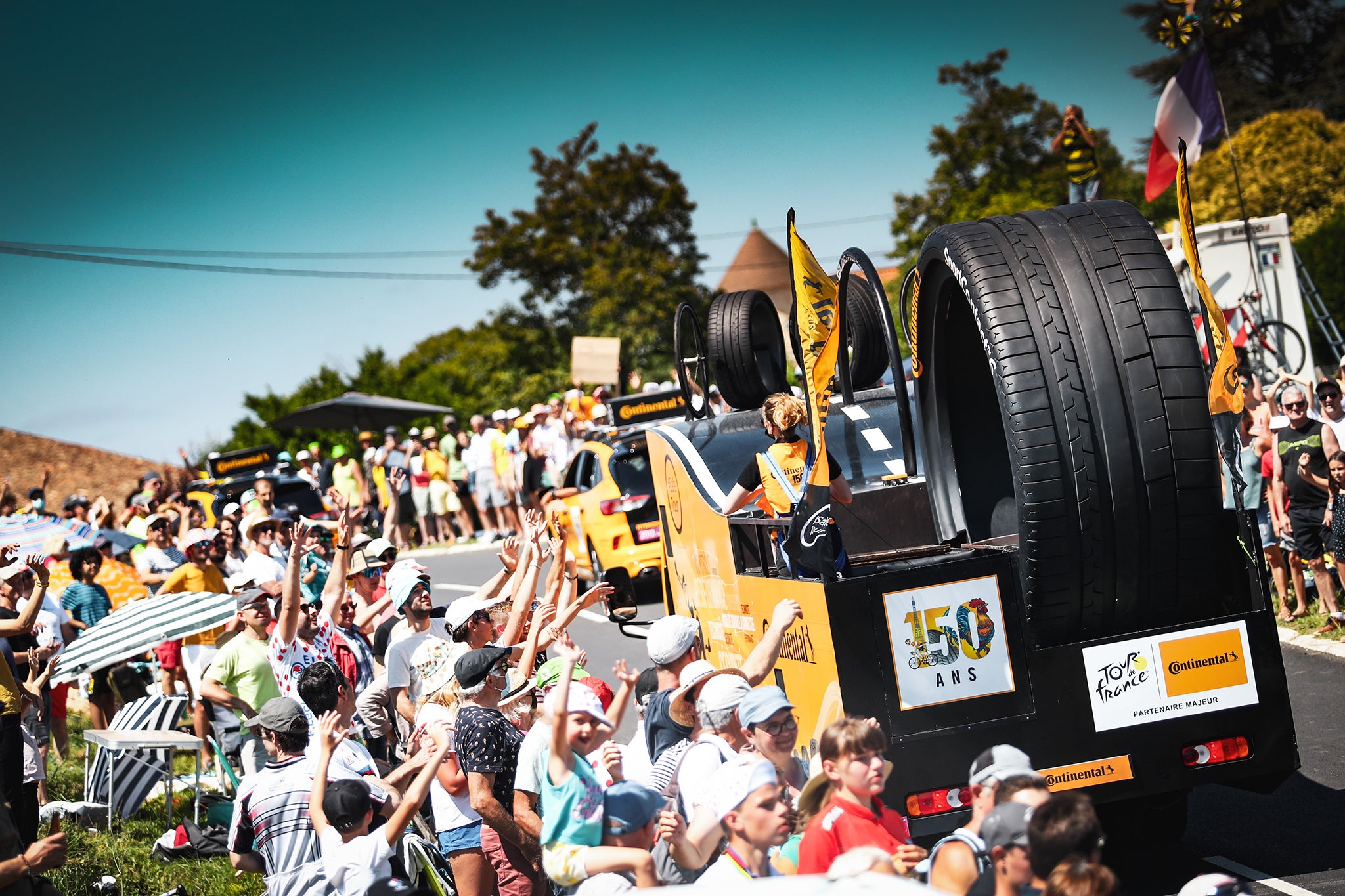Continental Sponsoring at Tour de France 17/07/2021 – Tour de France 2021 – Etape 20 – Libourne / Saint-Emilion (CLM – 30,8 km)