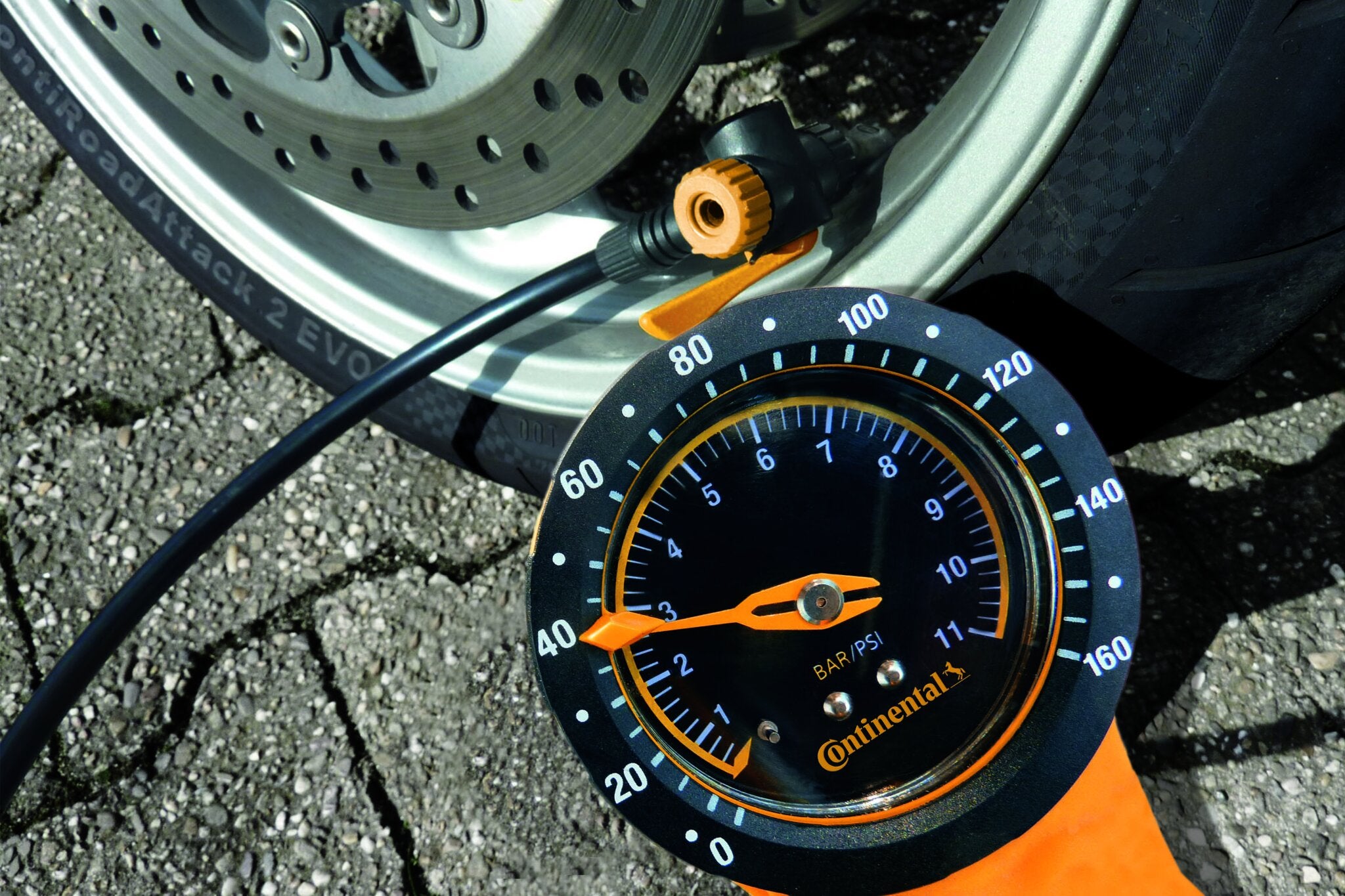 Tire Pressure Regulary checks of the tire pressure are mandatory