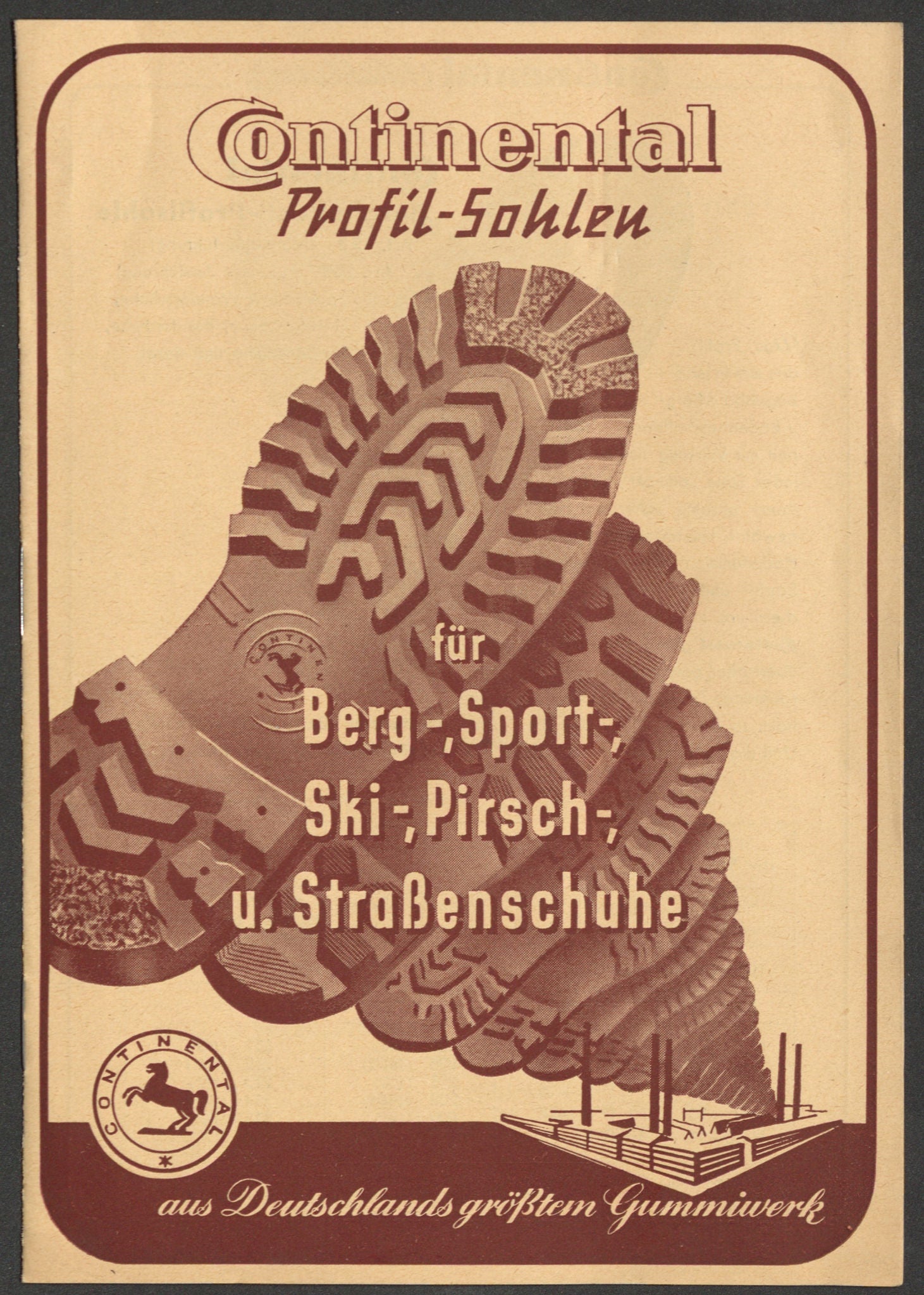 Continental Profil Sohlen Shoe soles poster