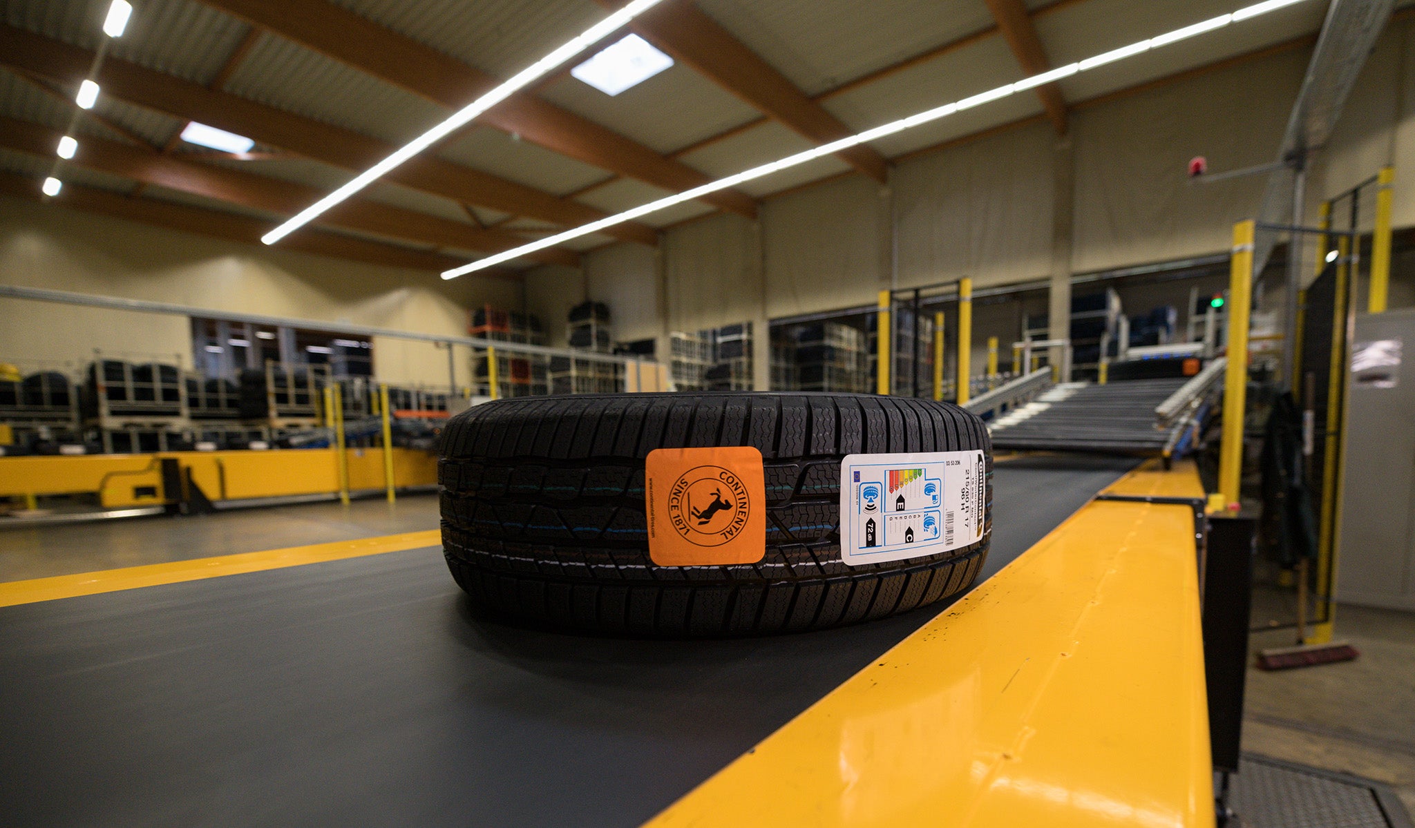 Tire production Production of a tire at the Continental factory in Korbach, Germany
