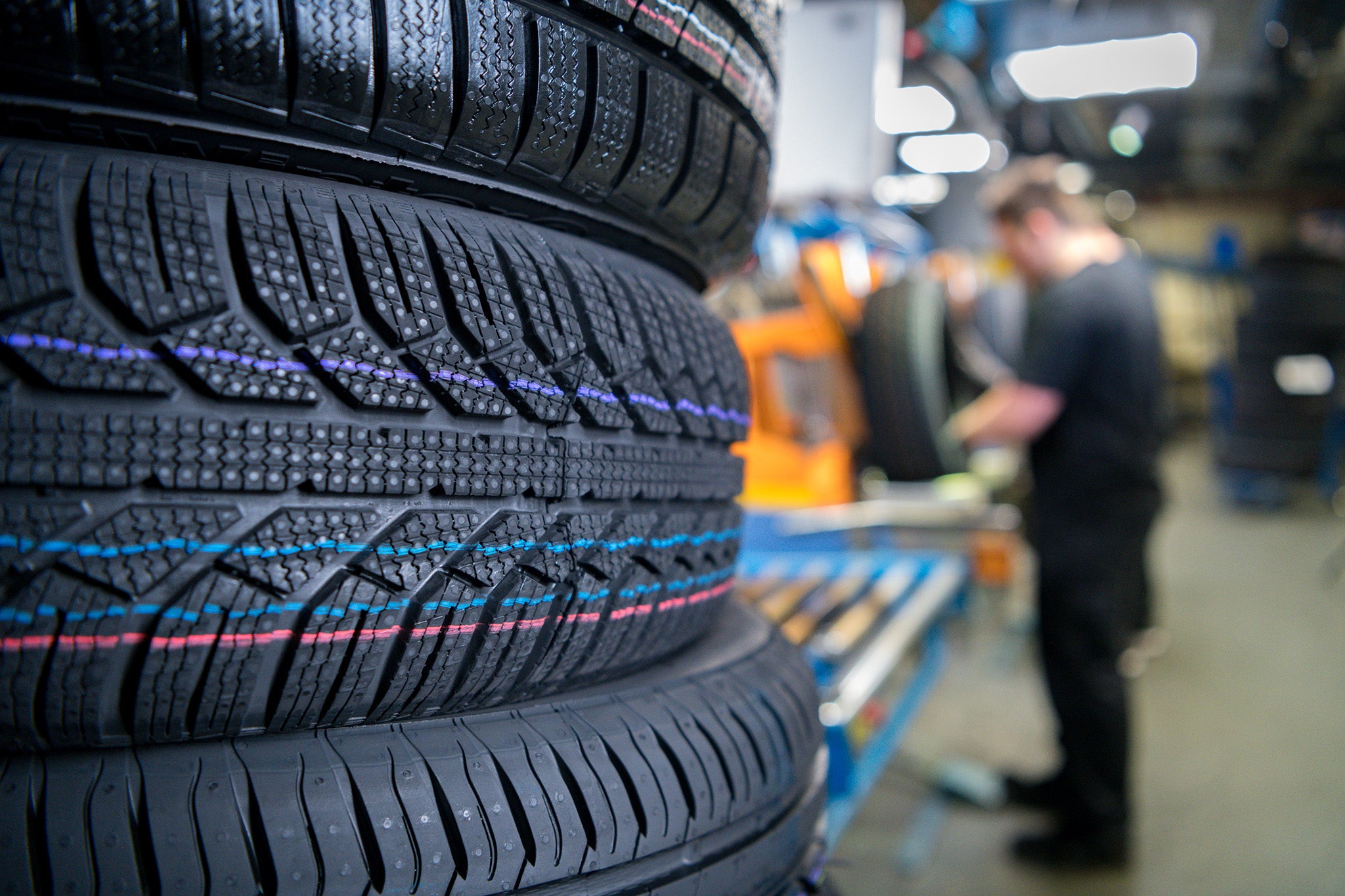 Tire production Production of a tire at the Continental factory in Korbach, Germany