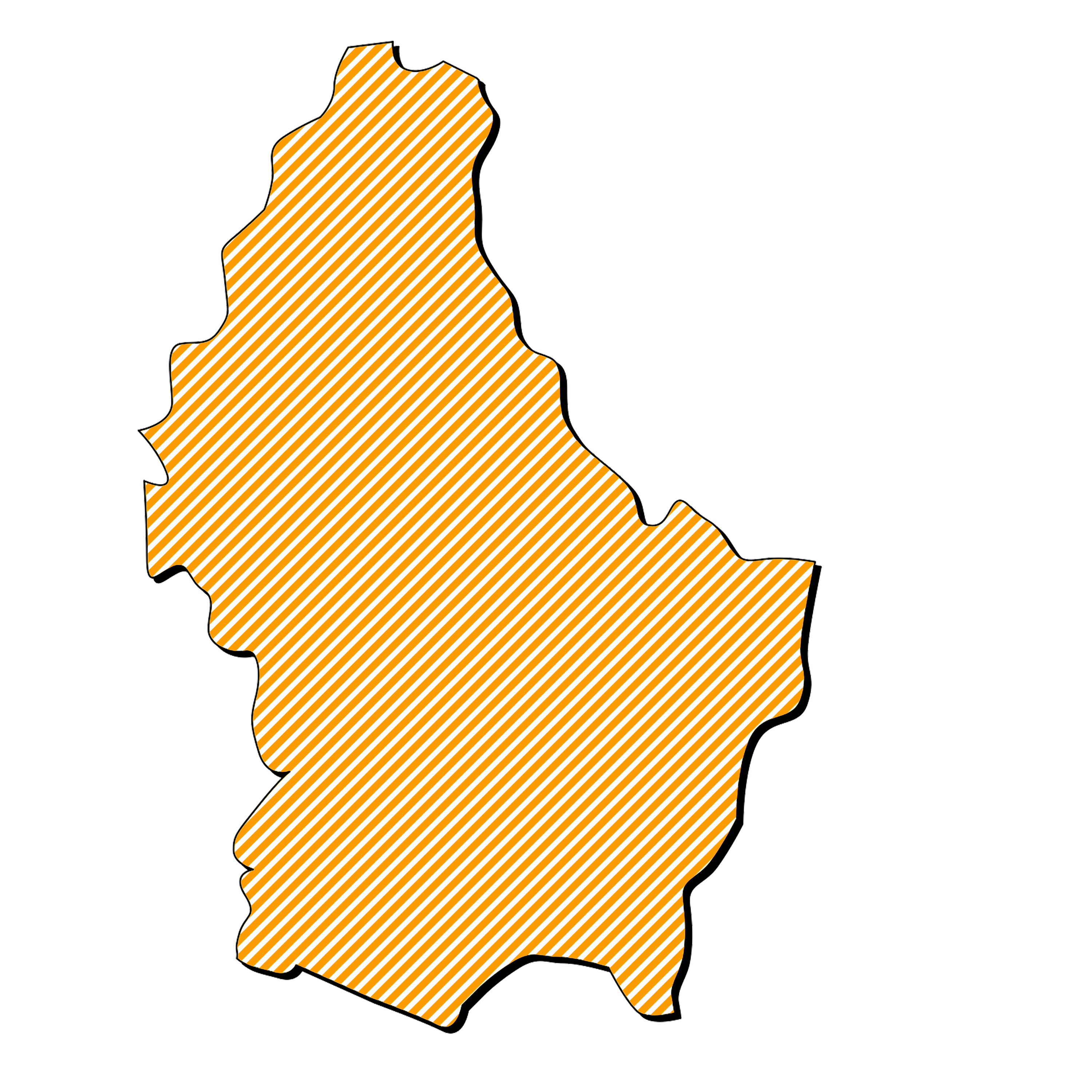 Map of Luxembourg