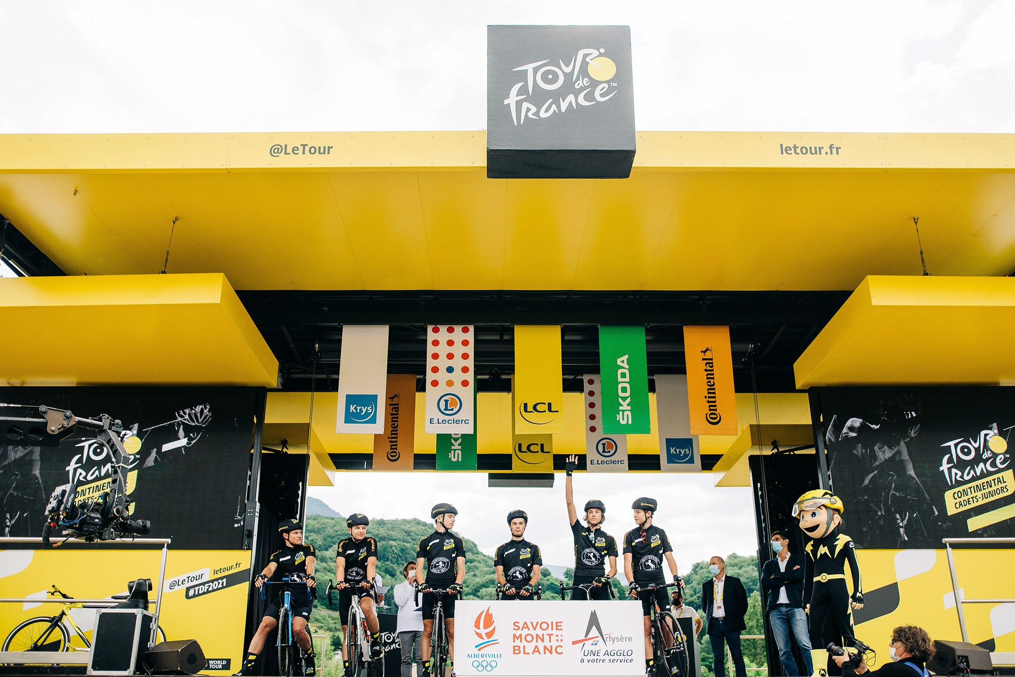 Romain Laurent at Tour de France 06/07/2021 – Tour de France 2021 – Etape 10 – Albertville / Valence (190,7 km) - Guidon d’Or La Lechere