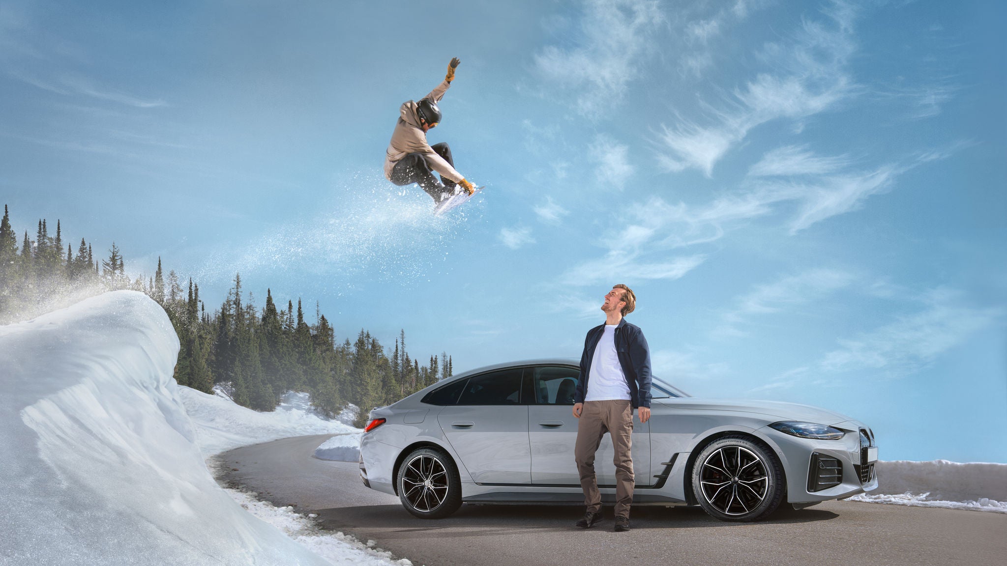 As sporty as a snowboard ride: The Continental WinterContact 8 S