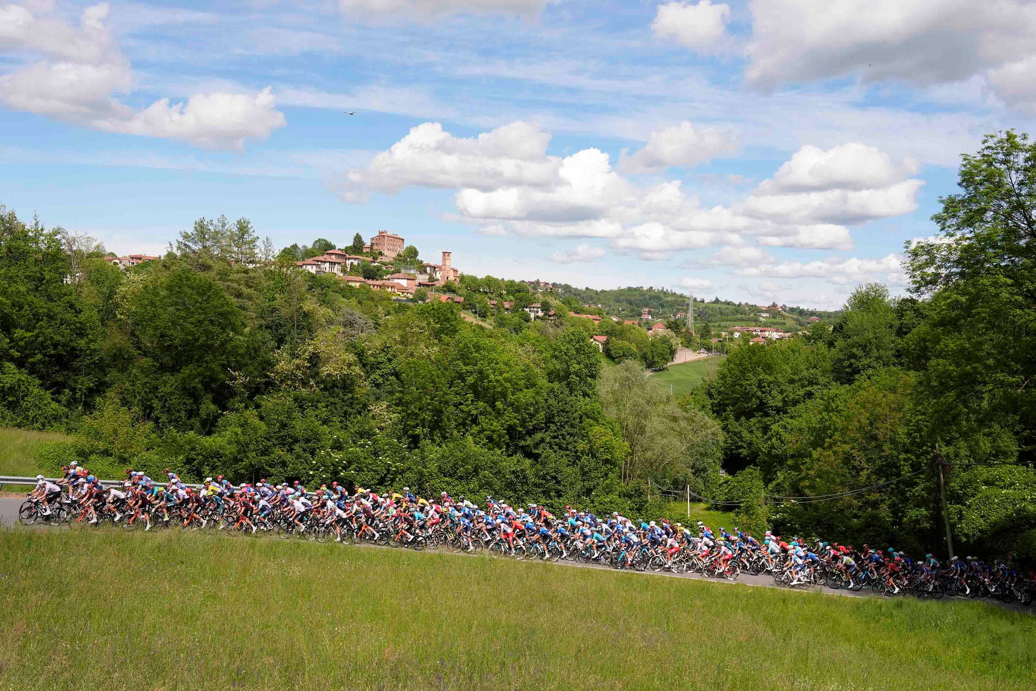 Giro d'Italia 2024 - tappa 1 da Venaria Reale a Torino The race during the stage 1 of the of the Giro d'Italia from Venaria Reale to Torino, 4 May 2024 Italy. (Photo by Fabio Ferrari/LaPresse)