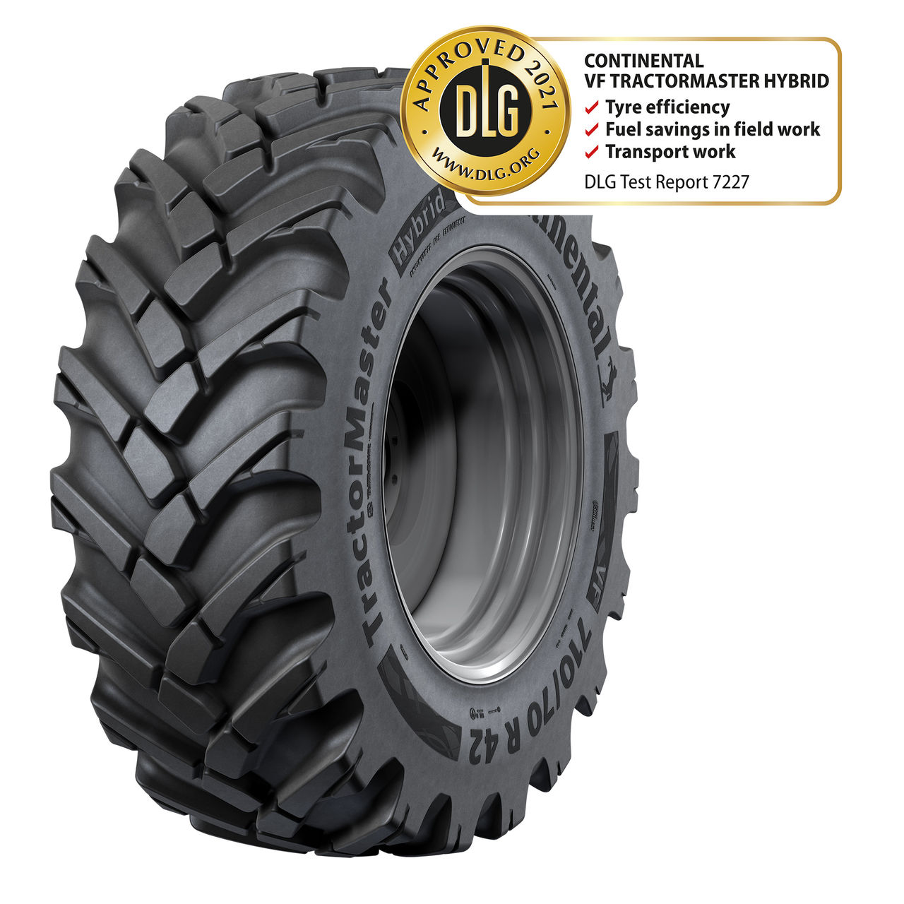 Lo pneumatico Continental VF TractorMaster Hybrid ottiene l'approvazione DLG