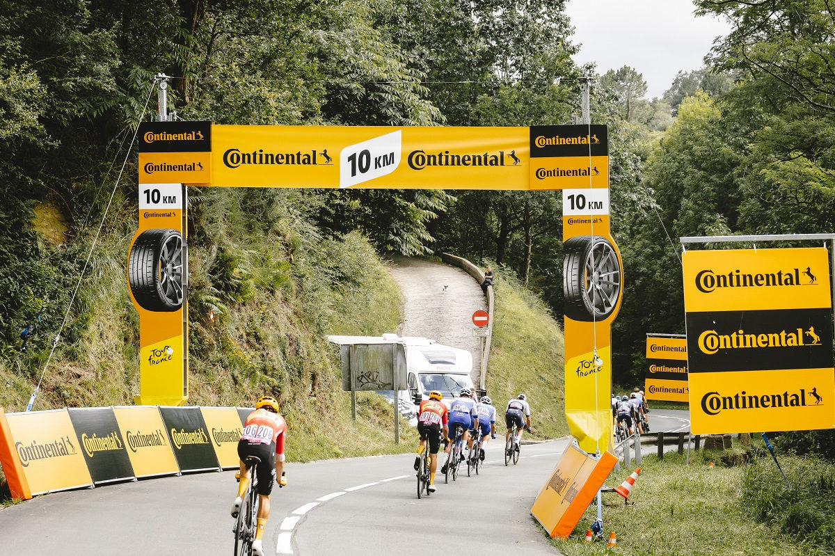 Continental protagonista al Tour de France come sponsor e fornitore di equipaggiamenti