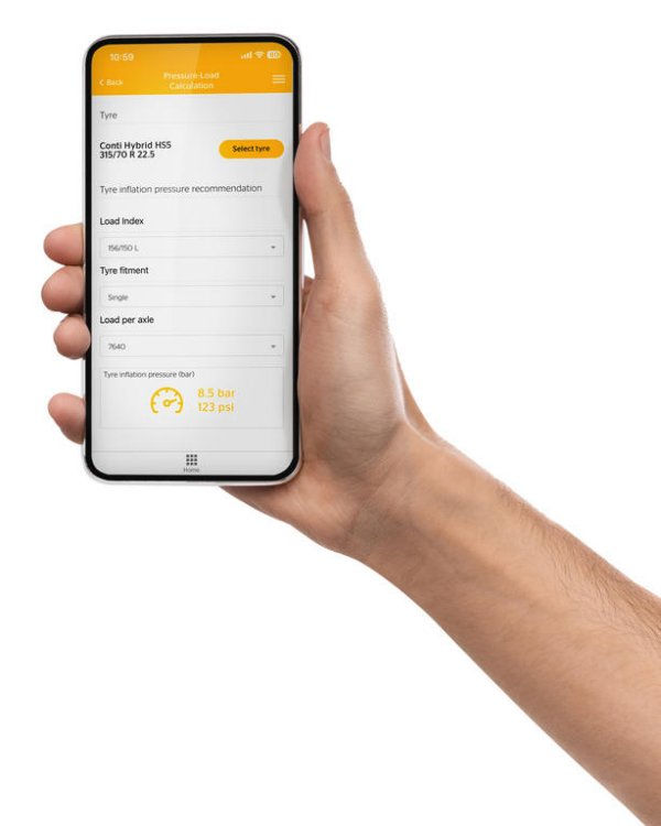 Continental lancia l’app mobile TireTech per le flotte