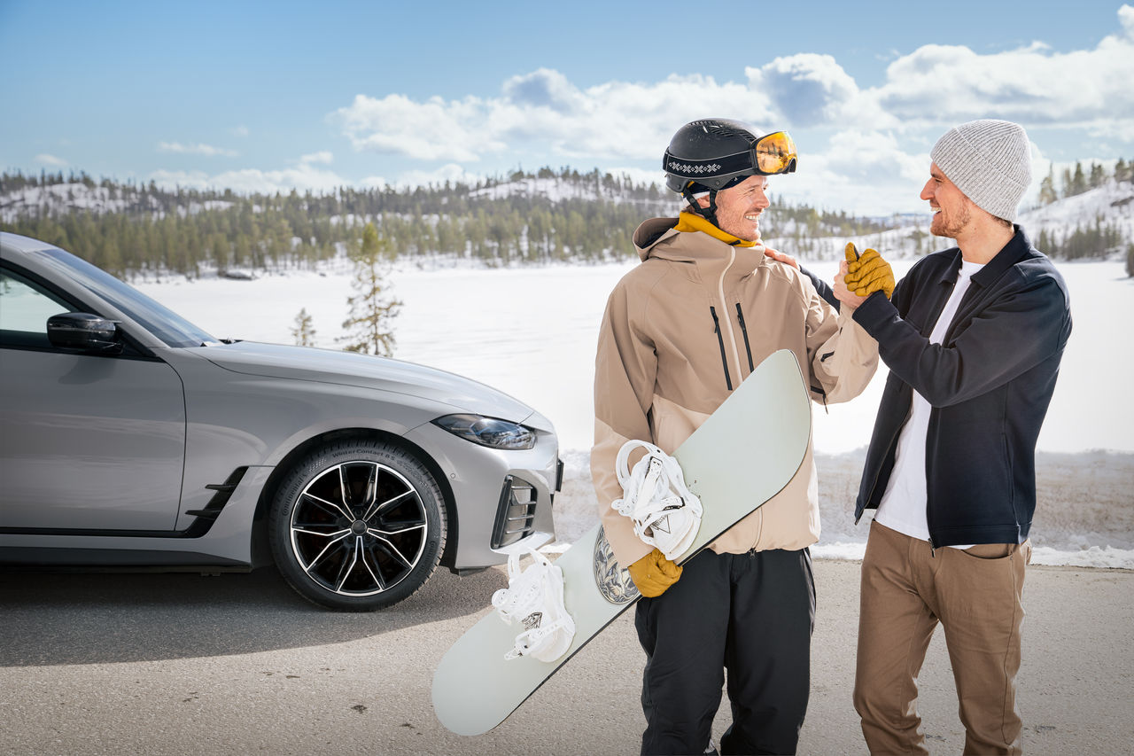 Perfect tire for the drive to snowboard adventure WinterContact 8 S is the perfect tire for the drive to snowboard adventure