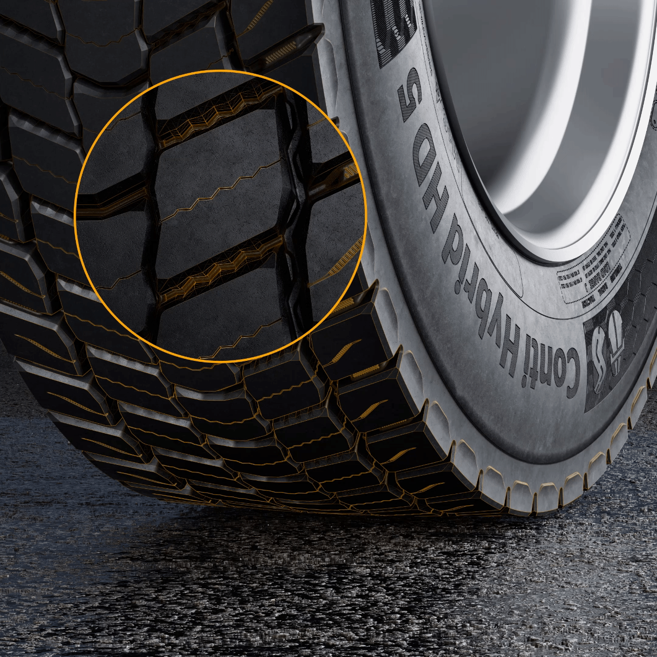 Conti Hybrid HD5 - Traction Continental Conti Hybrid HD5 - Traction technical highlight